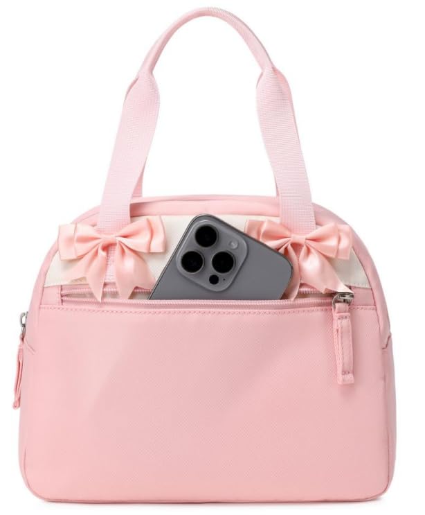 MOONBABY Girls Backpack Set with Lunch Bag & Pencil Case for School, Cute Kawaii Ita Heart Window Bookbag, Large Kids Backpack for Girls Age 6-12, Elementary & Middle Schoolbag - color: Pink-white-set