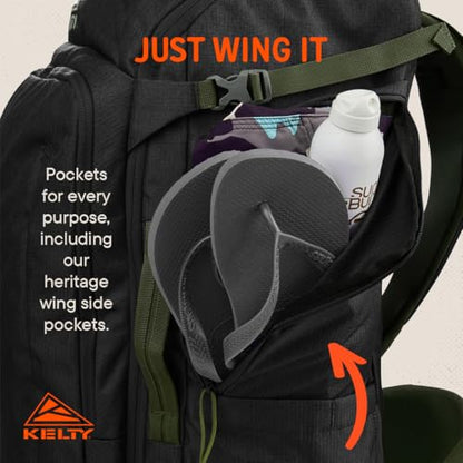 Kelty | Redwing Traveler Backpacks, Travel Pack for Adventure Travel - color: Black, size: 50L