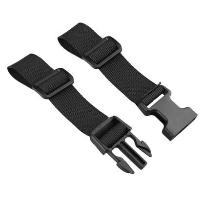 TRIWONDER Backpack Chest Strap Adjustable Sternum Strap Chest Belt Molle with Quick Release Buckle for Tactical Pack - color: Black - 2 Pack