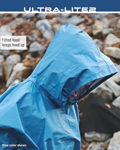FROGG TOGGS Ultra-lite2 Waterproof, Breathable Rain Poncho, Adult and Youth Sizes - color: Khaki, style: Youth