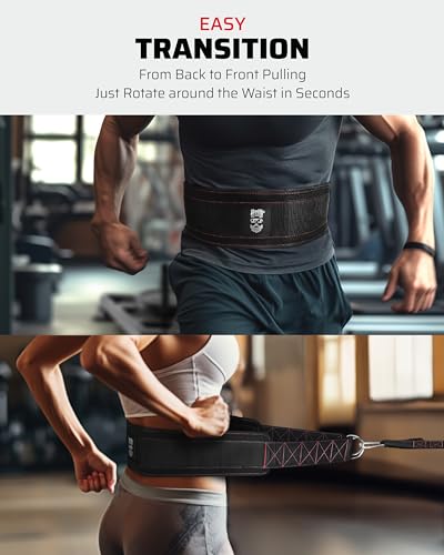 THEFITGUY Sled Pulling Belt & Weightlifting 10mm Shin Guards | Ultimate Combination for Enhanced protection & performance