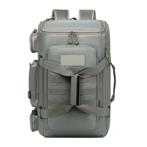Travel Backpack Business Bag Wet And Dry Separation Shoulder Bags compartment Daypack Large Capacity Outdoor Pack(Gray) - color: Gray