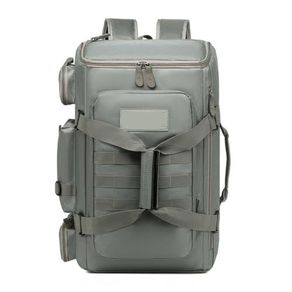 Travel Backpack Business Bag Wet And Dry Separation Shoulder Bags compartment Daypack Large Capacity Outdoor Pack(Gray) - color: Gray