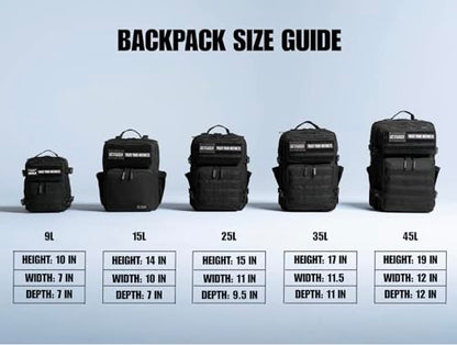 WOLFpak 9L Mini Tactical Backpack (Mocha Brown) | Compact, Small Everyday Carry Bag for Gym & Travel - color: Mocha Brown