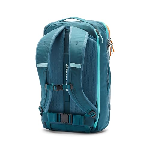 Cotopaxi Allpa 28L Travel Pack, Blue Spruce and Abyss - color: Blue Spruce/Abyss