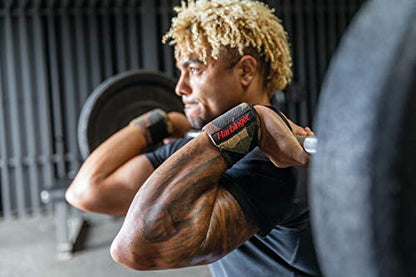 Harbinger Red Line 18-Inch Weightlifting Wrist Wraps for Men and Women (Pair) - color: Camo