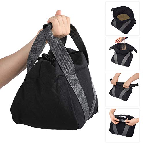 Canvas Weightlifting Training Sandbag, Fitness Sandbag with Comfortable Handle, Durable Tear - Resistant Filling Load Sandbag for Home Gym and Travel Workouts