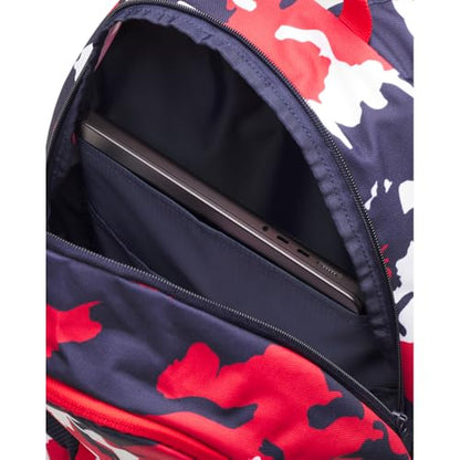 Under Armour Unisex Hustle Sport 6.0 Backpack, (600) Red/Midnight Navy/Metallic Silver, One Size Fits Most - color: (600) Red / Midnight Navy / Metallic Silver, size: One Size Fits Most