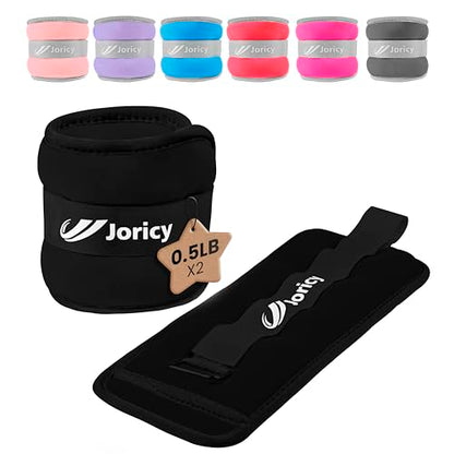 Ankle Weights A Pair of 1/2/3/4/6/8/10/12/20 LBS Wrist Leg Arm Weights for Women Men with Adjustable Straps, Strength weighted for Physical Therapy Running Walking Home Fitness Gym Workout Weight Loss - color: Black