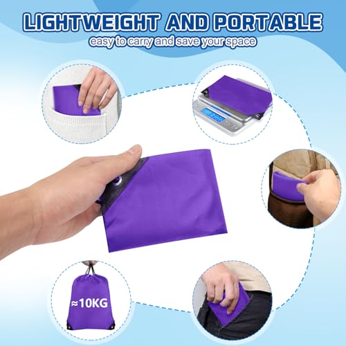 Grneric Drawstring Backpack Bulk 70Pcs String Backpack Drawstring Bags Cinch Bag Sackpack for Men Women Gym(Purple) - color: Purple