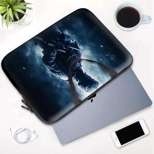 14 15 15.4 15.6 inch Laptop Handle Bag Computer Bag, Pouch Holder Notebook Sleeve Cover Soft Case Compatible for Dell,Lenovo,Toshiba HP, Asus Notebook-Handsome Sniper - color: Handsome Sniper