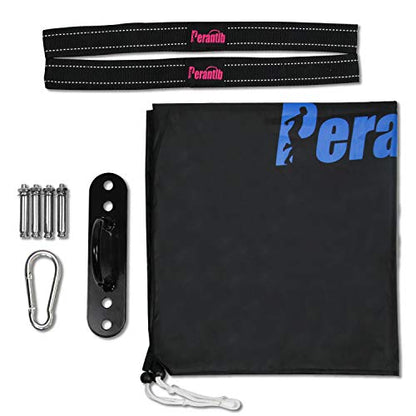 Perantlb Battle Rope With Wear-Resistant Nylon Protective Sleeve - Heavy Battle Rope for Strength Training, Home Fitness Exercise - Anchor Strap Kit Included - style: 2" x 30 ft Length