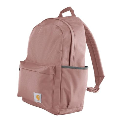Carhartt 21L Classic Laptop Backpack, Water-Resistant Pack W/ 15" Laptop Sleeve and Organizational Compartments, Rose Tint - color: Rose Tint, size: One Size