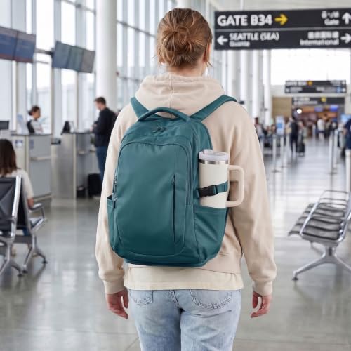 suwasp Large Travel Backpack for Women Men Mochila Airline Approved Carry On Personal Item Backpack Bag Frontier Airlines Personal Item Travel Bag Flight Approved Luggage Backpack - Blue - color: Peacock Blue-standard