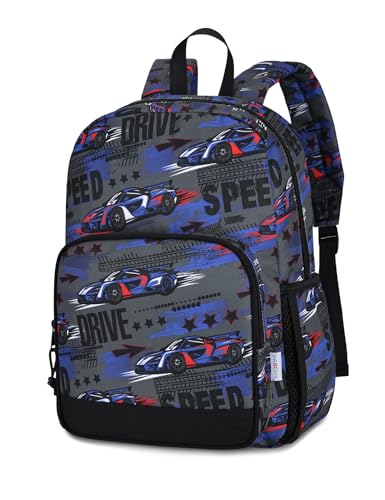 VASCHY Kids Backpacks, 12L Toddler & 17.5L School Backpacks, Lightweight Water-Resistant for Boys and Girls Ages 3-12 - color: Racing Blue-s, size: Small