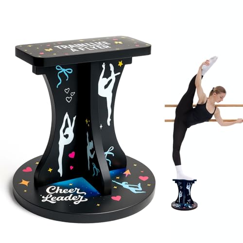 flyer stand cheer-Cheerleading Flyer Training Stand Balance Trainer for Flyers Stunt Practice Stability Board Core Strength and Balance Drill Equipment for Cheer Dance Gymnastics