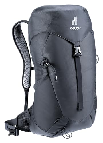 Deuter AC Lite 16L Hiking & Daypack Backpack with Steel Frame & Superior Breathability - Black - color: Black