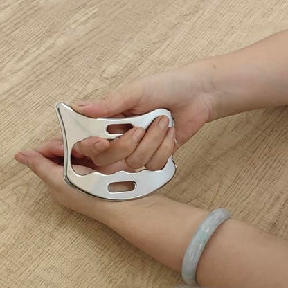 BYYDDIY SD 2 in 1 304Stainless Steel GuaSha Muscle Scraper Tools Set,Scar Tissue Tool,Physical Therapy Tools,Muscle Scraping Tool,Massage Scraper,IASTM Tools,Soft Tissue Massage Tool (SD2)