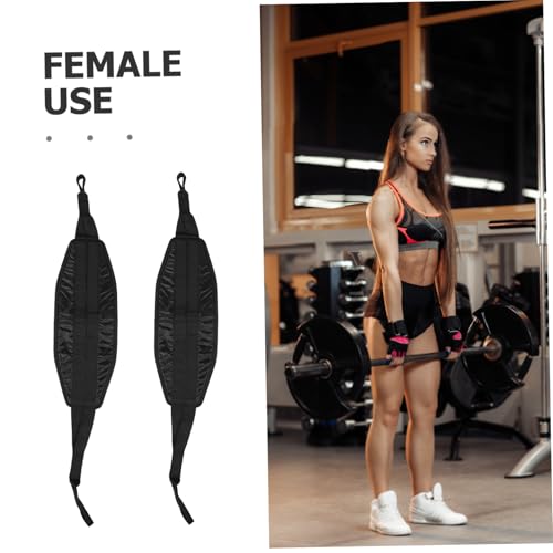 Toddmomy Hanging Ab Straps for Pull Up Bar Adjustable Fitness Straps Sturdy Nylon Soft Padding Ab Sling Kit for Strength Training Suitable for Home Gym Workouts