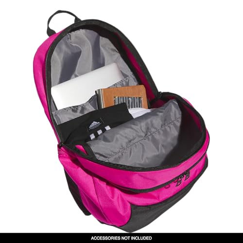 adidas Striker 3 Team Sports Backpack – Daypack for Sports Gym Travel, 36L, Shock Pink, OSFA - color: Shock Pink