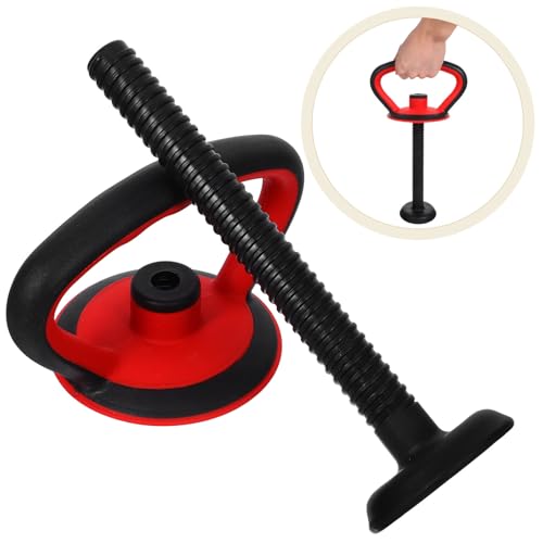 Adjustable Kettlebell Handle with Stable Base and Nut Quick Assembly Ergonomic Grip for Strength Training Full Body Workouts Home Gym 14.17X7.28X4.80In