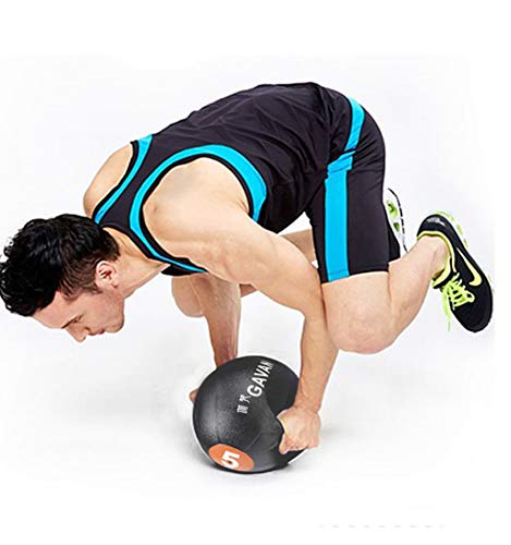 Professional Double Handle Grip Medicine Ball - for Weights Training MMA Boxing Exercise Fitness, 5KG-10KG - size: 5kg