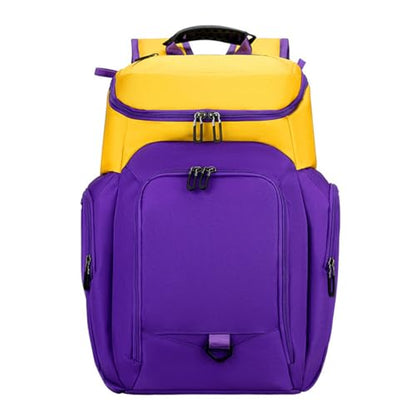 Basketball Backpack Large Sports Bag with Laptop Compartment, Ball and Shoe Compartment, for Volleyball Football - color: E