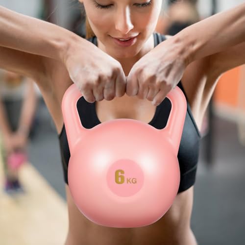 STOBAZA PE Water Kettlebell Portable Strength Training Weight Ball for Home Gym Soft-sided Exercise Equipment with Rounded Design for Safe Full-body Workouts and Travel Fitness