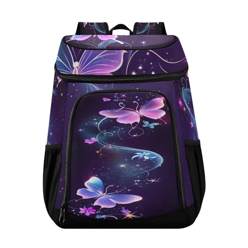 Tropical Pineapples Fruits Cooler Backpack Insulated Leak Proof Beach Cooler Bag Soft Lunch Picnic Hiking Camping Backpack Cooler - color: olive