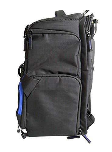 Ultimaxx Water Resistant Travel Backpack Carry Case with Folding Compact Lightweight Luggage Cart for DJI Quadcopter Drones, Phantom 4, Pro, Advanced, Standard Series and Additional Accessories