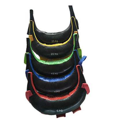 Fitness Squat Exercise Weights Sandbags, Horn Sandbag Training Exercise Dynamic Load Heavy Duty Workout Gym Sandbag for Functional Strength Training Exercises - color: Green