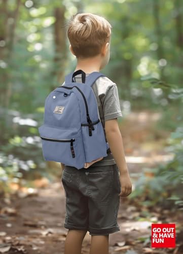 atgark Toddler Backpack for Boys 2-5: Preschool Kindergarten Backpack - 13" Daycare Backpack Fit A4 Folder - color: Blue Crab, style: Ages 2-5 (13" H Fit A4 Folder)
