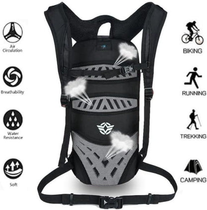 WINDCHASER Cycling Backpack, 10L Bicycle Backpack Waterproof Breathable Bag for Outdoor Travel Hiking Climbing Biking Running Skiing (Red) - color: Red