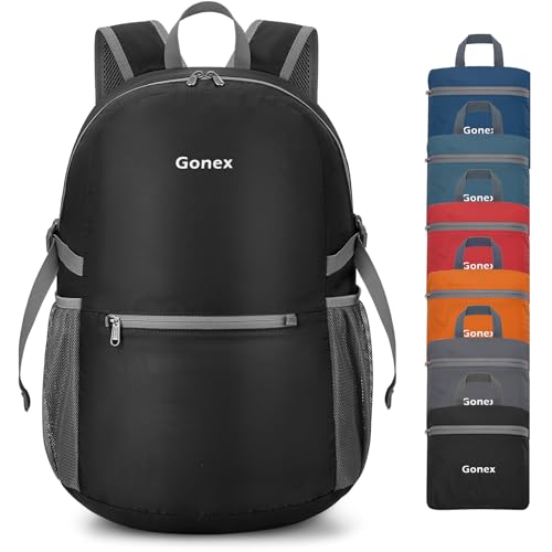 Gonex Ultra Lightweight Packable Backpack, Handy Foldable Daypack for Camping Outdoor Travel Cycling Backpacking