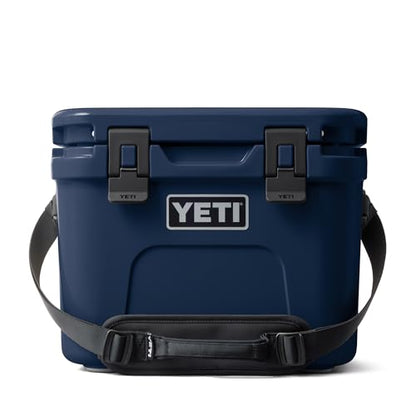 YETI Roadie 15 Hard Cooler with DoubleDuty Shoulder Strap - color: Navy
