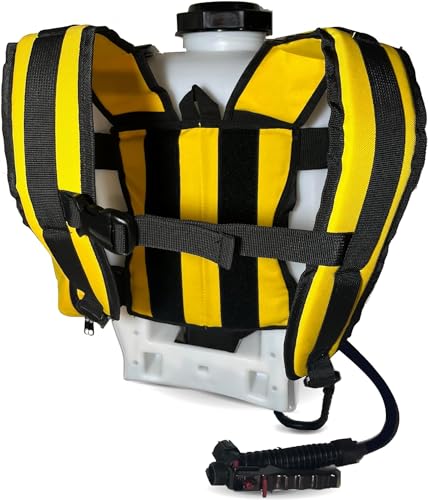 Strap Pack Backpack for Carrying Outdoor Wet Dry Vacuums or Water Coolers (Gold) - color: Gold