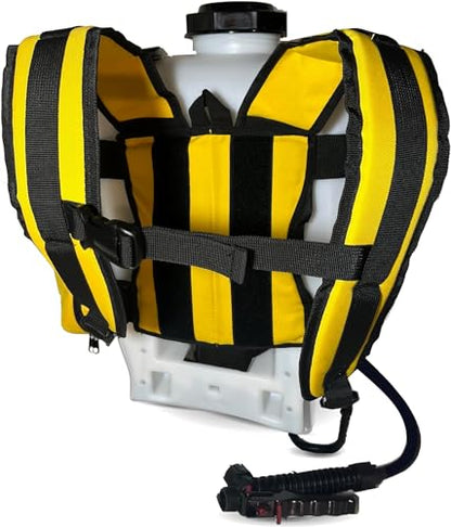 Strap Pack Backpack for Carrying Outdoor Wet Dry Vacuums or Water Coolers (Gold) - color: Gold