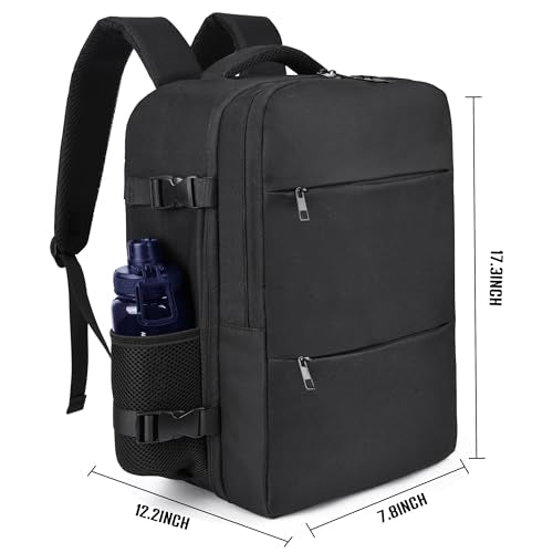 HILOMON Travel Backpack Carry-on Flight Approved, TSA Approved 17x13x8 Personal Item Size Airplane Approved Weekender Bag, Water Resistant Lightweight Laptop Daypack for Men Women