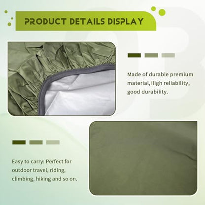 100L Backpack Rain Cover Waterproof Bag Dust Hiking Travel Camping Bags Portable Large, Green