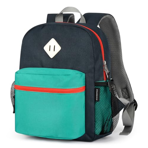 STEAMEDBUN Toddler Backpack for Boys 2-4, Kindergarten & Preschool Mini - color: Dark Blue Green, size: Mini - 12"H