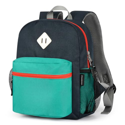 STEAMEDBUN Toddler Backpack for Boys 2-4, Kindergarten & Preschool Mini - color: Dark Blue Green, size: Mini - 12"H