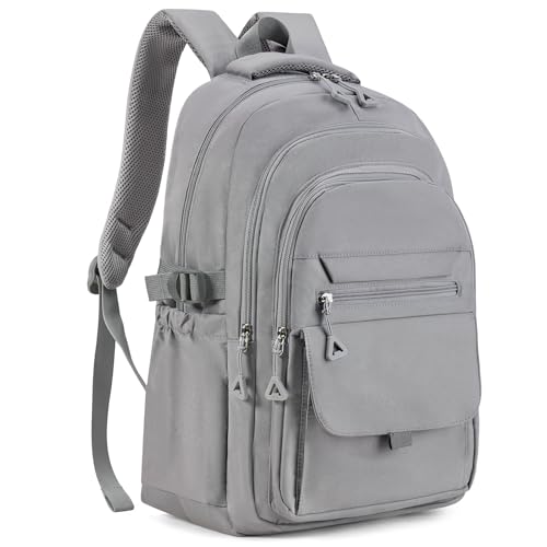 GAEKEAO Travel Backpack for Women Men,15.6 Inch Laptop Backpack Lightweight Casual Daypack Cute Bookbags for Work College Grey - color: A03 Grey