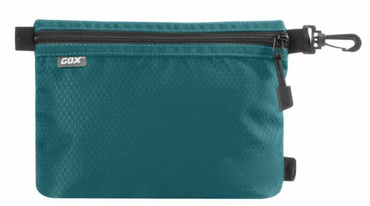 GOX Small Toiletry Bag for Men Bulk Cosmetic Bag Dopp Kit Carry On Zipper Pouch Organization Nylon Small Packing Sack Waterproof (Turquoise) - color: Turquoise