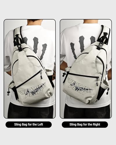 Warping Point Pickleball Bag, Adjustable Large Capacity Pickleball Crossbody Backpack for Women Men, Sling Padel Bag Hold 2 to 4 Paddles with Multiple Compartments, Wet & Safety Pocket Fence Hook - color: Pickleball Bag - Grey