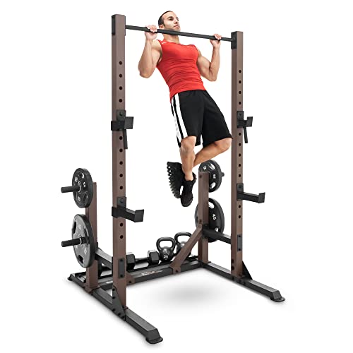 Steelbody Industrial Inspired Heavy Duty Home Gym System for Bodybuilding and Strength Training Available for Full Cage, Squat Rack and Power Tower - color: Grizzly Brown - Squat