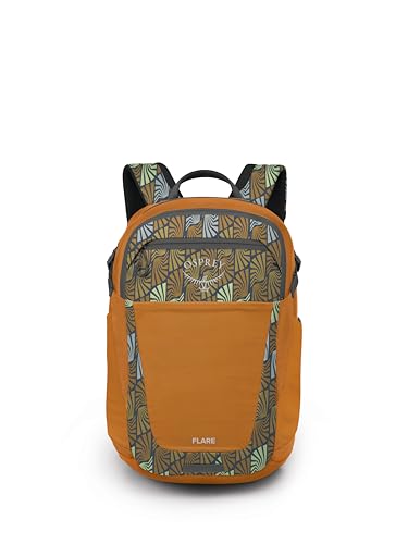 Osprey Flare Commuter Laptop Backpack - color: Kazuma Print Toffee Orange