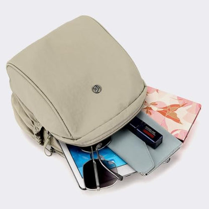 Women's Small Backpack Fashion Casual Nylon Shoulder Bag Daypack for Daily Use (Purple) - color: Purple