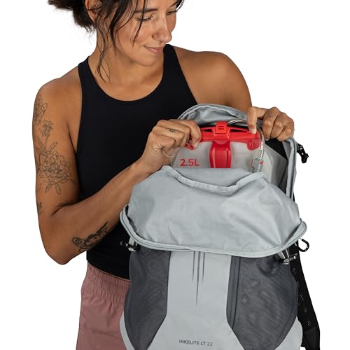 Osprey Hikelite LT 22L Hiking Backpack - Lightweight Travel Daypack with Rain Cover for Men and Women, Botswana Purple - color: Botswana Purple, style: 22l