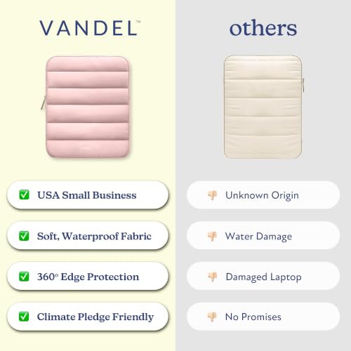 Vandel Puffy iPad Sleeve 11 Inch, Tablet Sleeve, iPad Bag, Tablet Pouch - color: j. Pink, size: 9-11 Inch