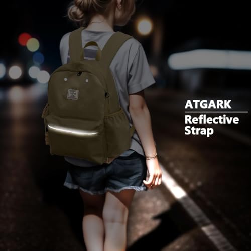 atgark Toddler Backpack for Boys 2-5: Preschool Kindergarten Backpack - 13" Daycare Backpack Fit A4 Folder - color: Peanut, style: Ages 2-5 (13" H Fit A4 Folder)